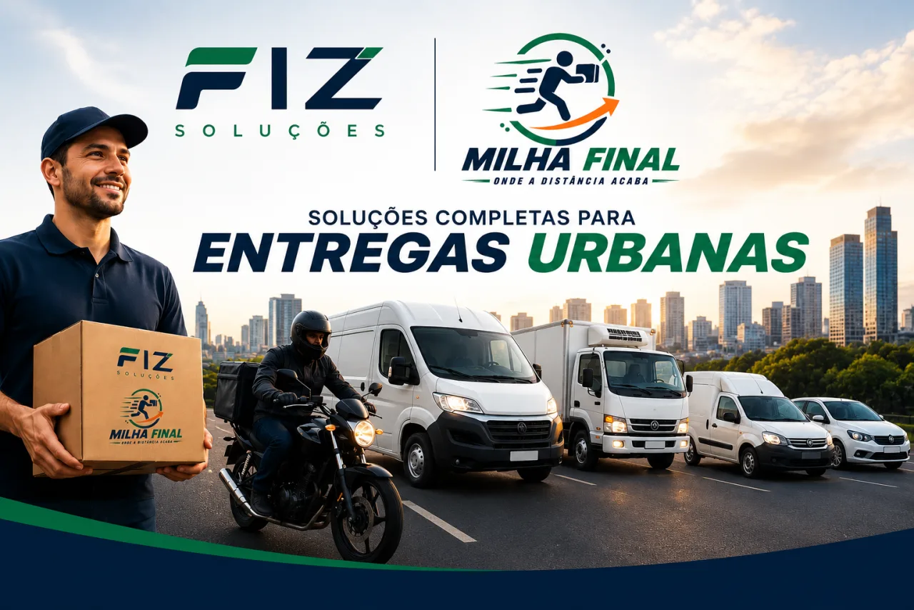 FIZ Soluções e Milha Final - Soluções inteligentes para entregas urbanas